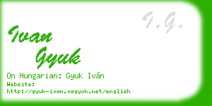 ivan gyuk business card