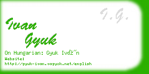 ivan gyuk business card